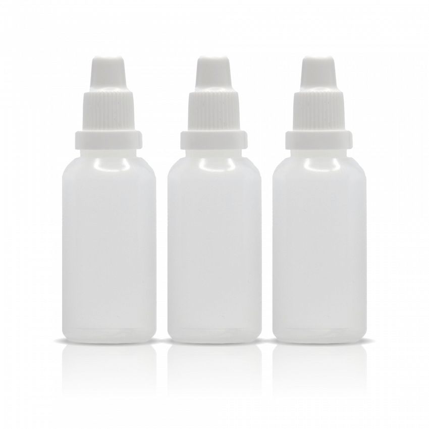 Bottle 30 ml With Dropper Set 3 Pcs