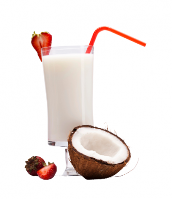 Mleko truskawkowo - kokosowe / Strawberry Coconut Milk